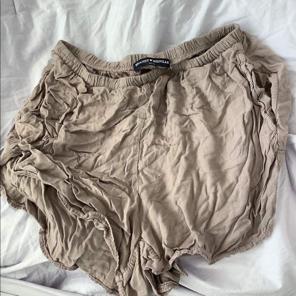 mauve brandy melville flowy shorts💘